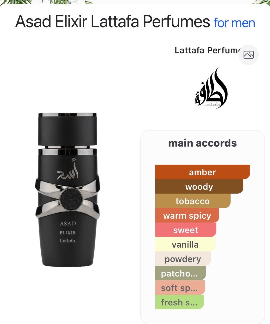 Asad Elixir (Lattafa)