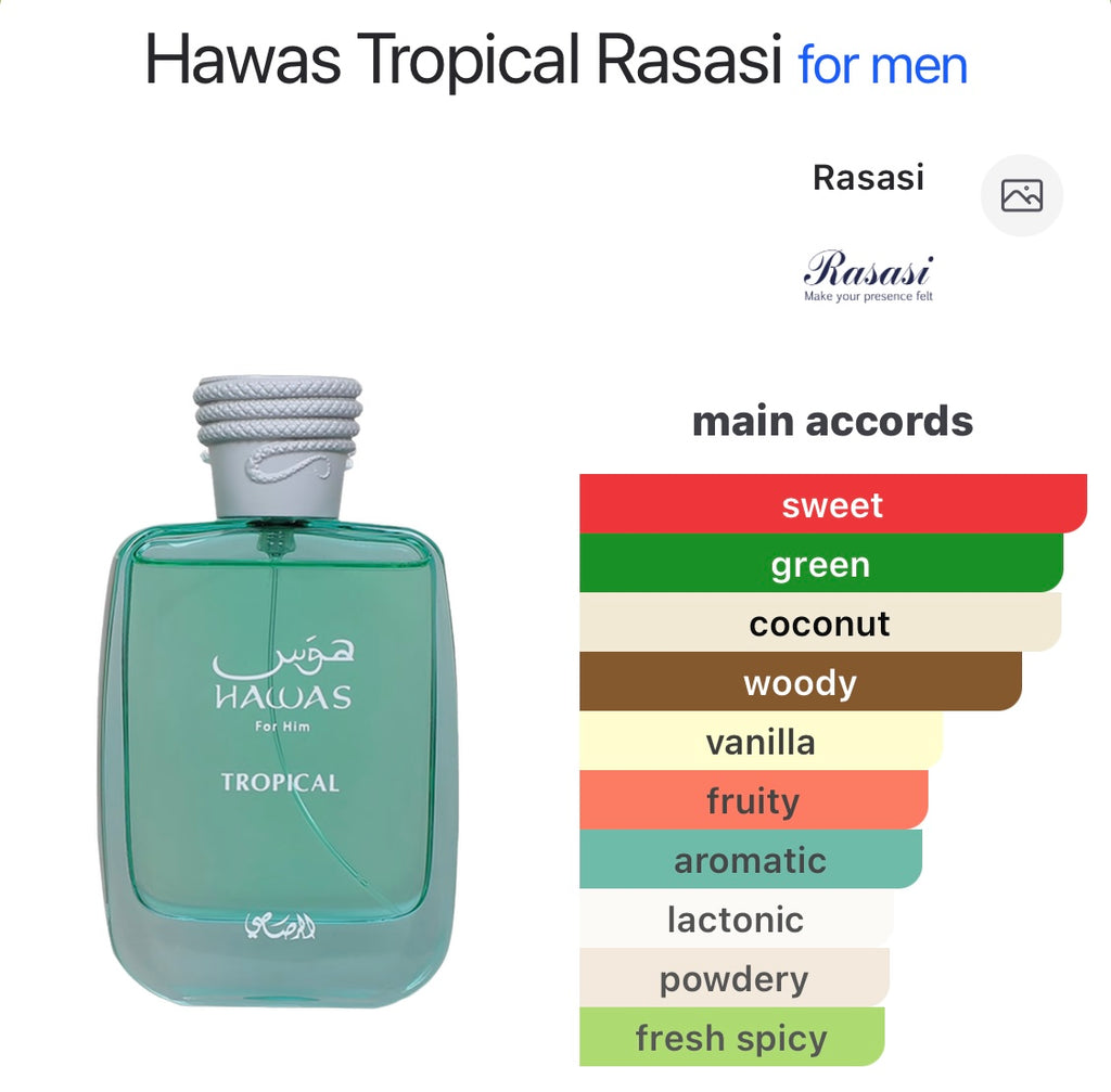 Hawas Tropical Rasasi