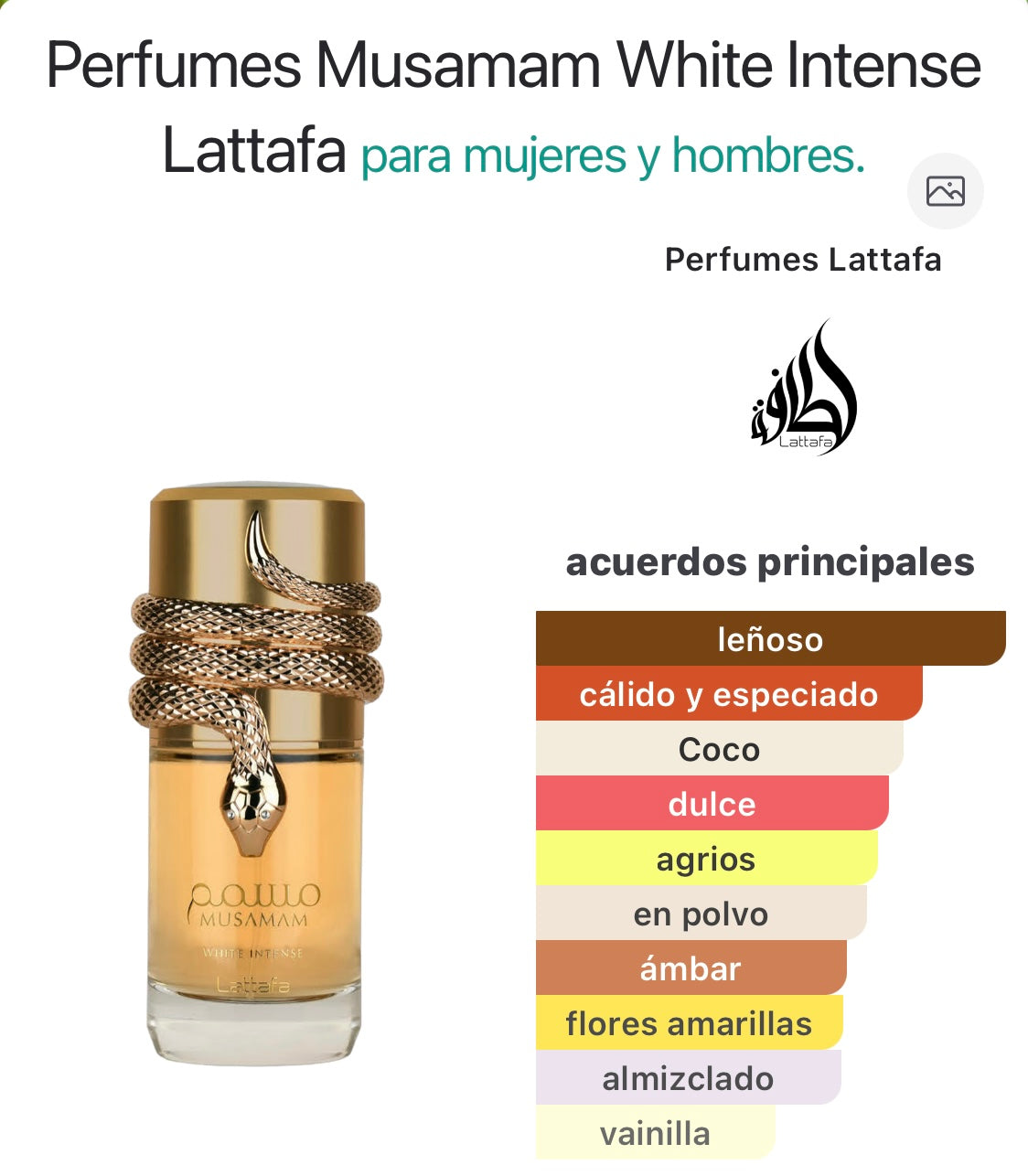 Musamam White Intense