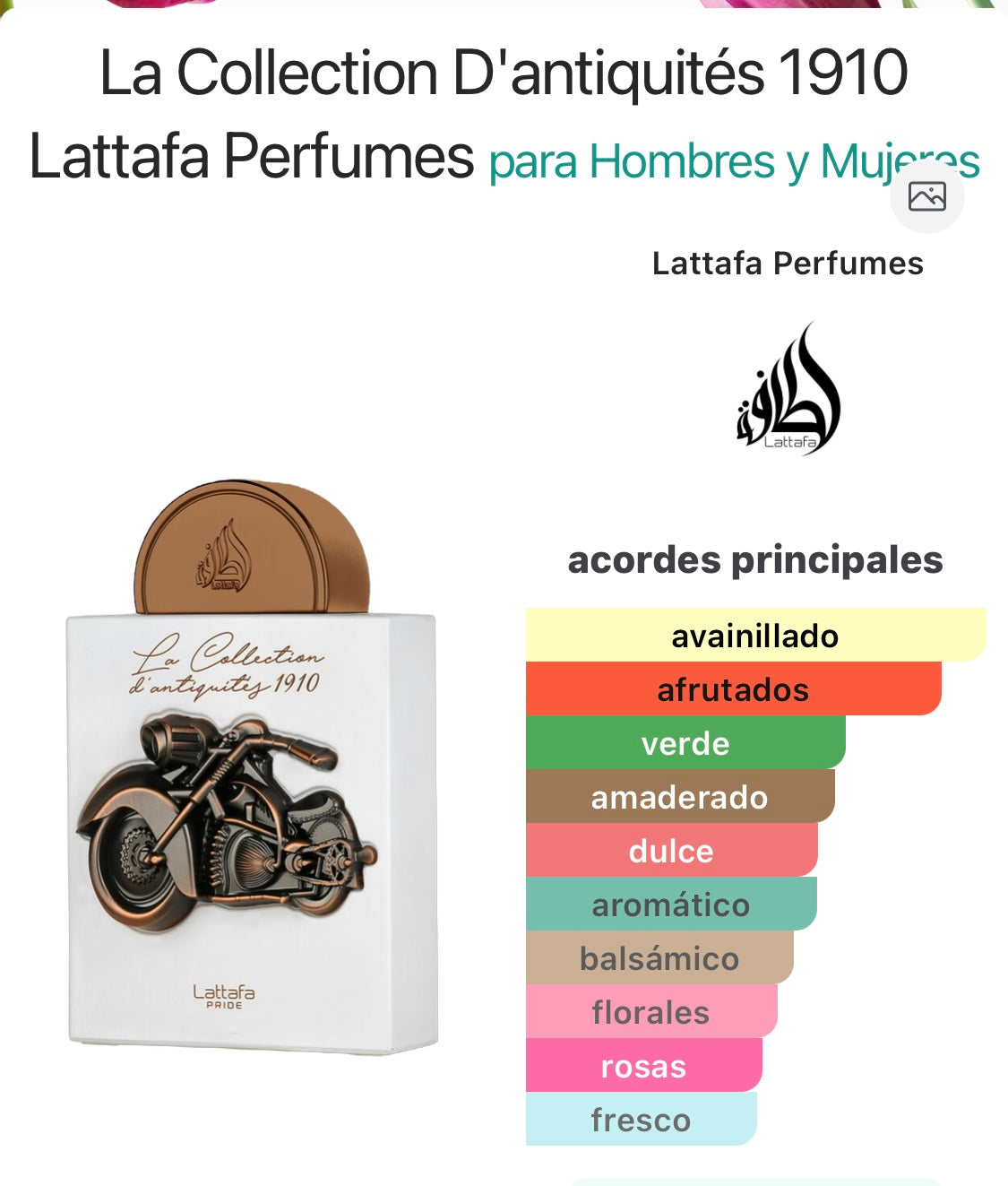Lattafa Pride La Collection D'Antiquites 1910 (Bike)