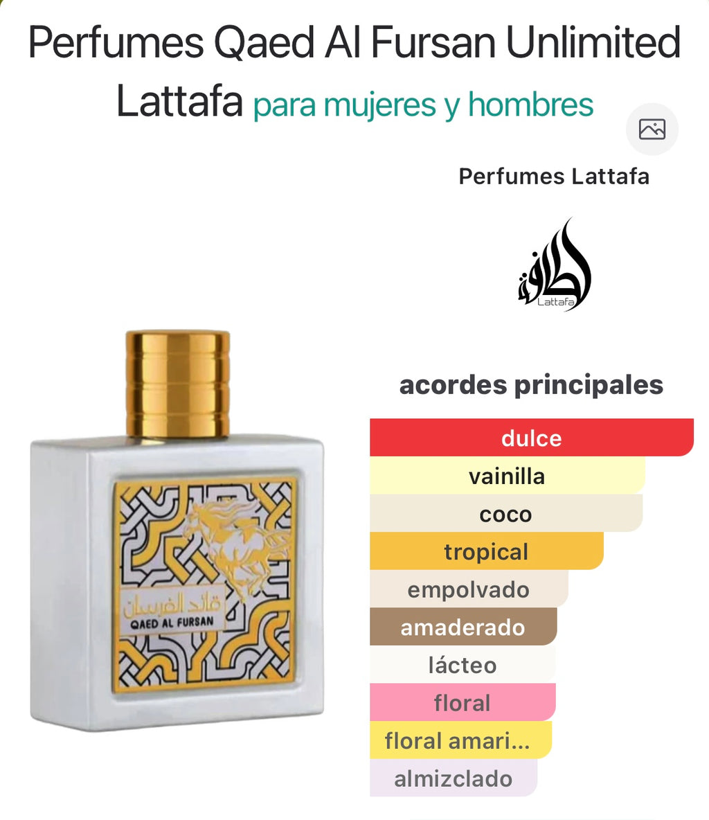 Qaed Al Fursan Unlimited de Lattafa (Unisex)