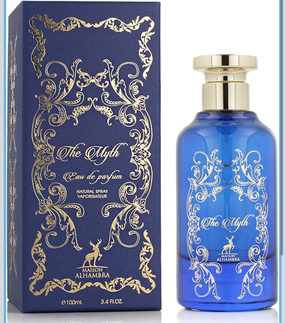 The Myth by Maison Alhambra Eau de Parfum Unisex 3.4 Oz