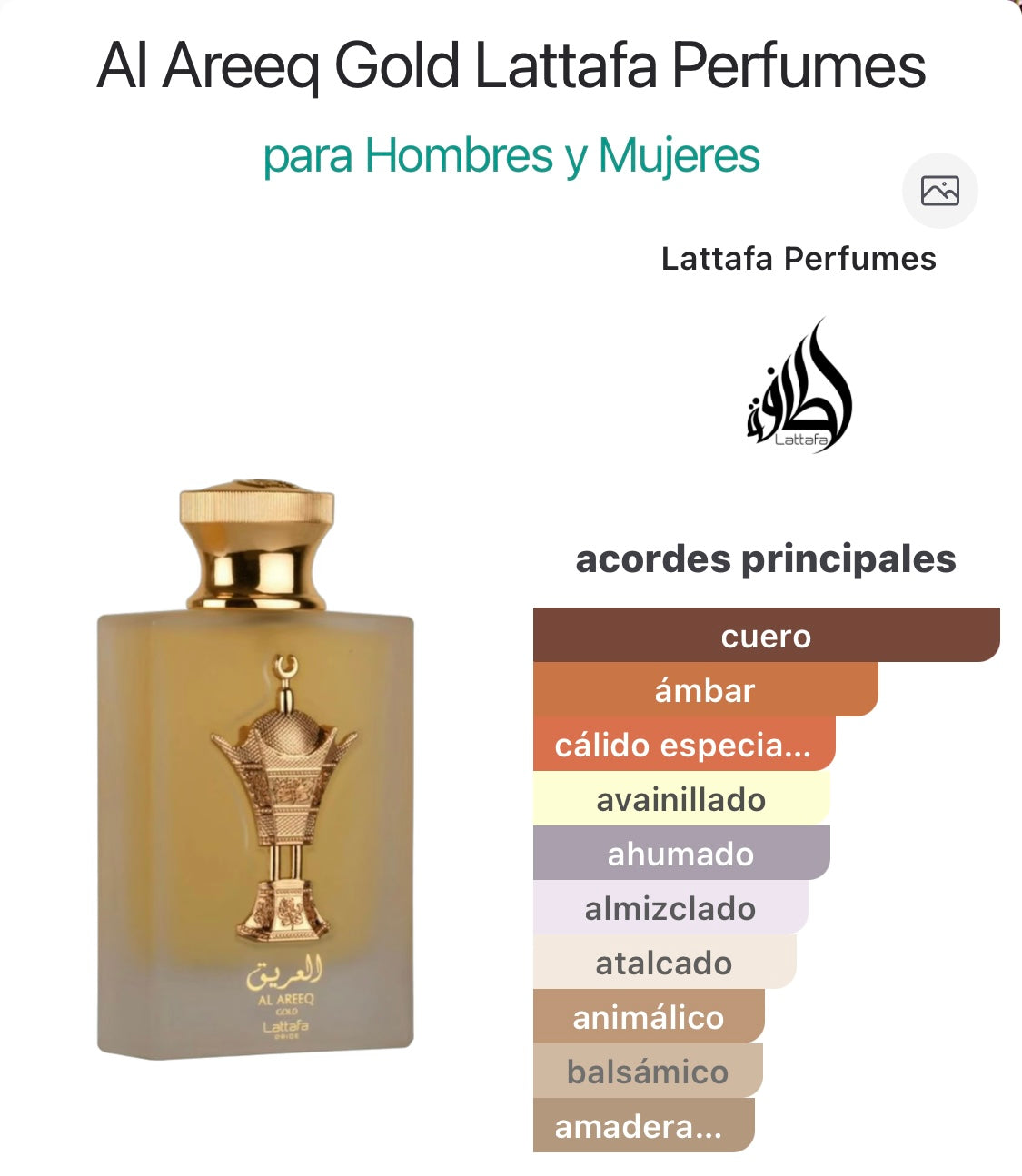 Al Areeq Gold Lattafa