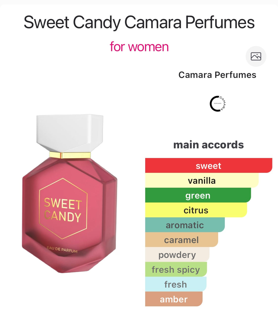 Sweet Candy (100 ml) by Camara
