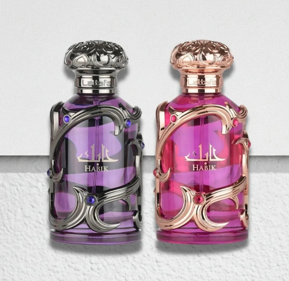 Lattafa Habik Women & Habik Men Bundle Gift Set 100ml