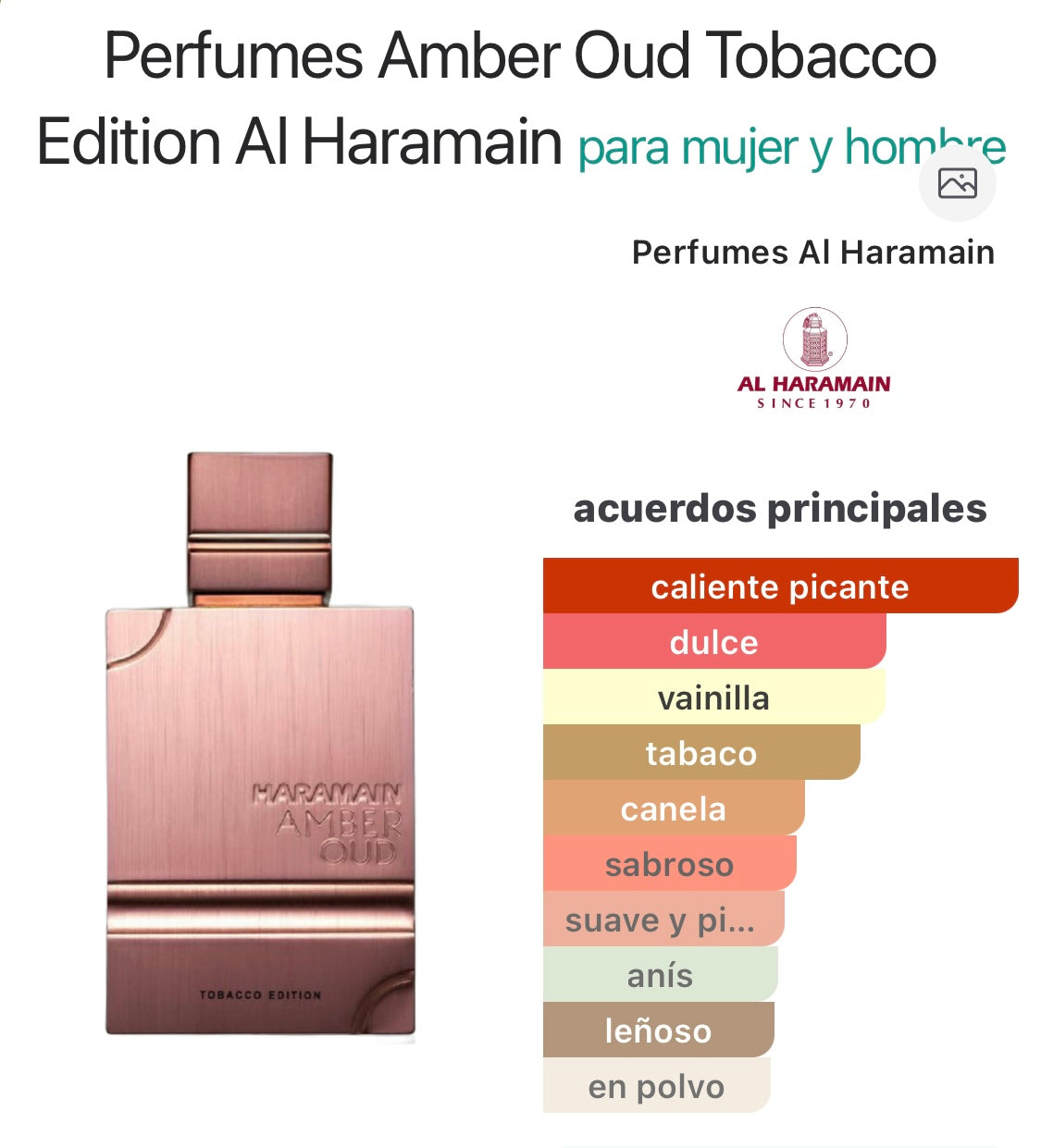 Al Haramain Amber Oud Tobacco Edition