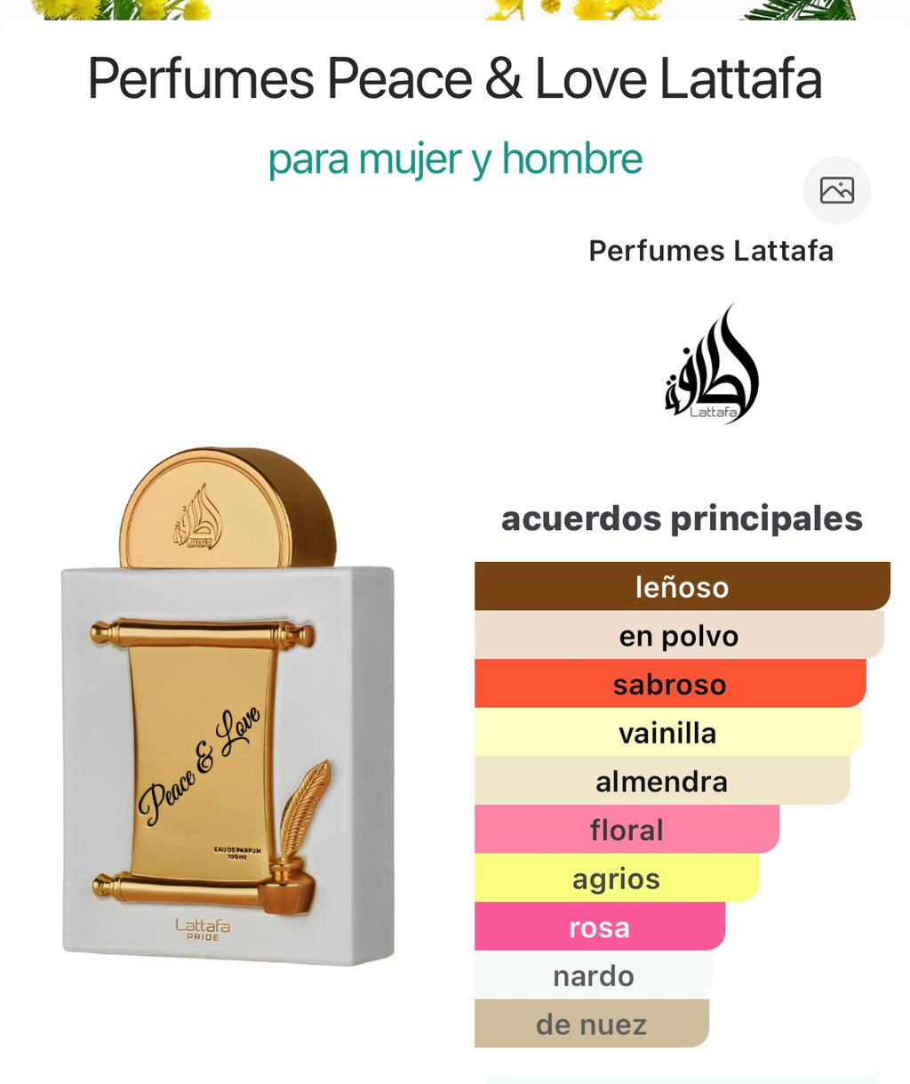 Peace & Love Lattafa