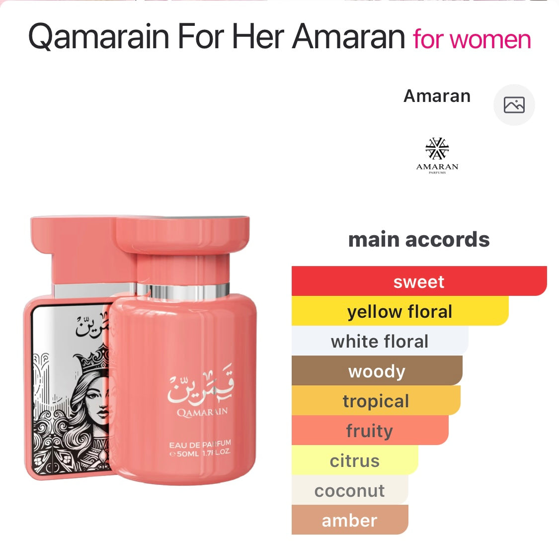 Qamarain For Her Amaran for women