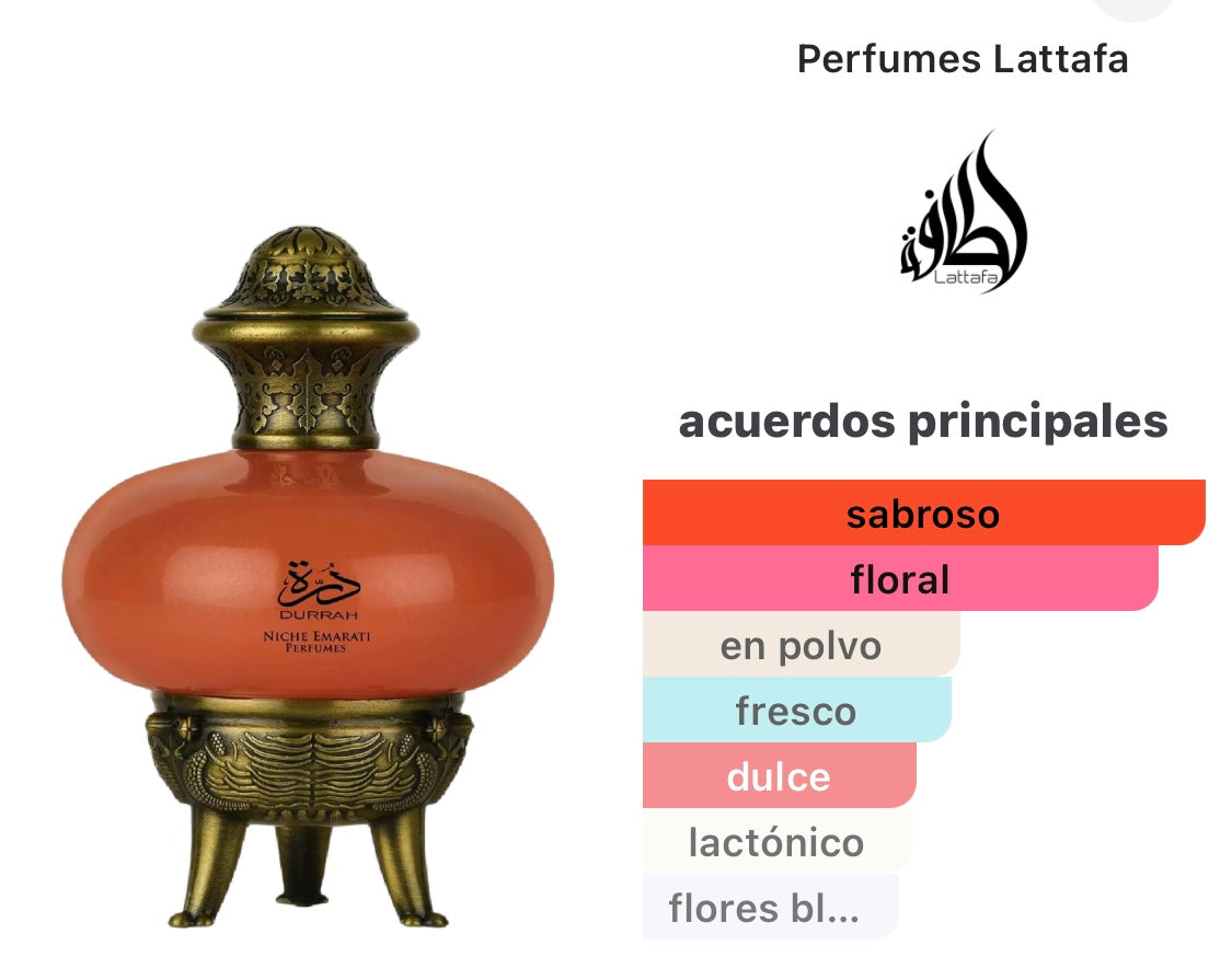 Durrah Lattafa Colección Niche Emerati