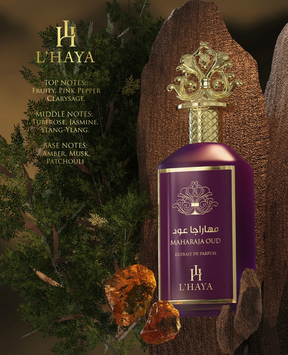 L'HAYA- MAHARAJA
OUD- EXTRAIT DE
PARFUM