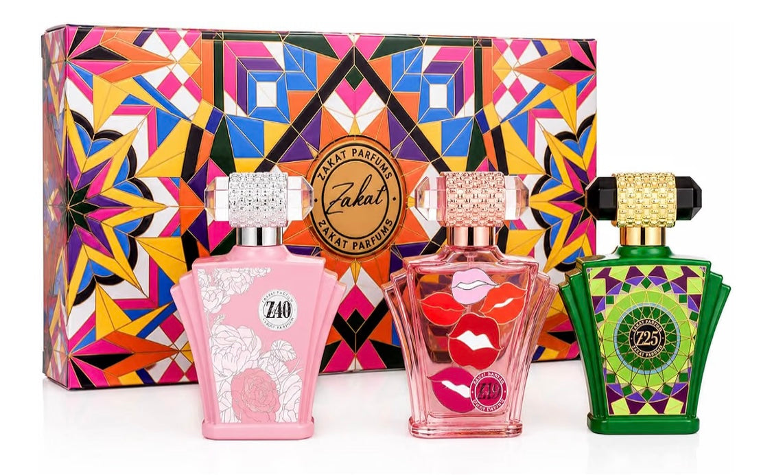 ZAKAT GIFT SET
3X30ML - (Z19, Z25, Z40) PINK