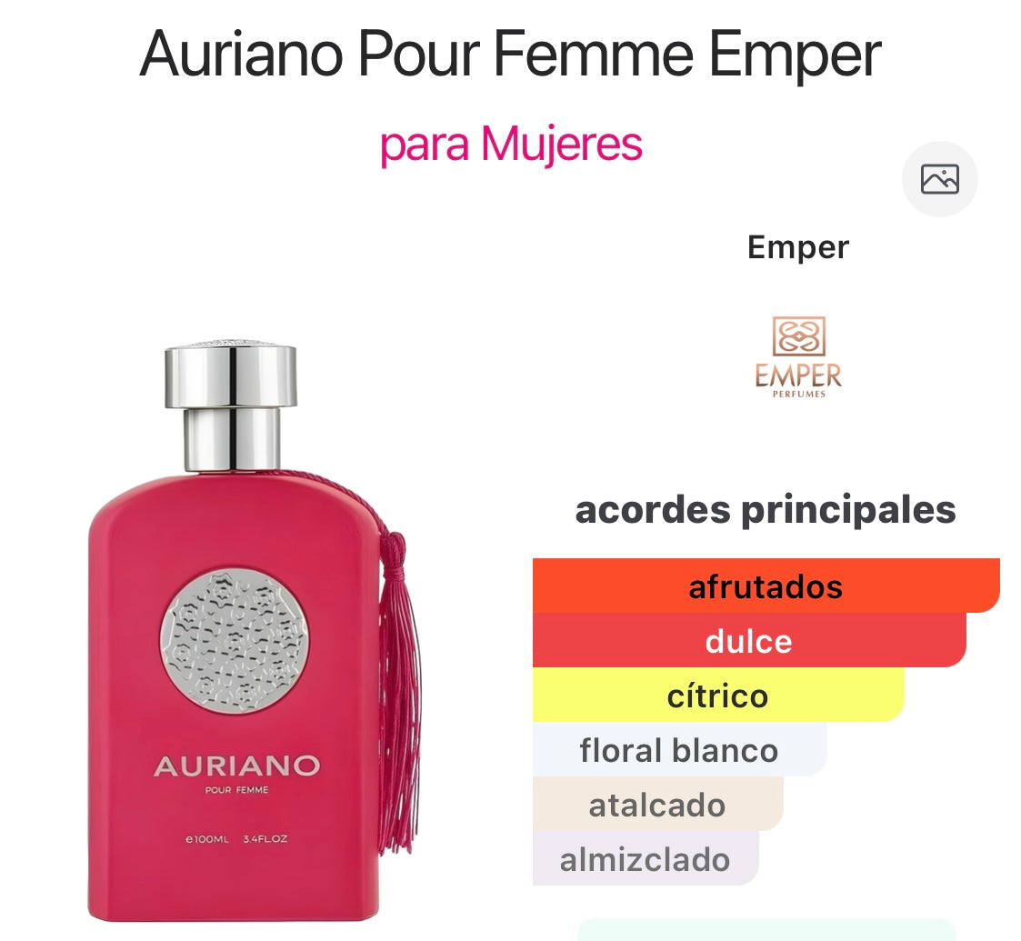 Auriano Pour Femme Emper