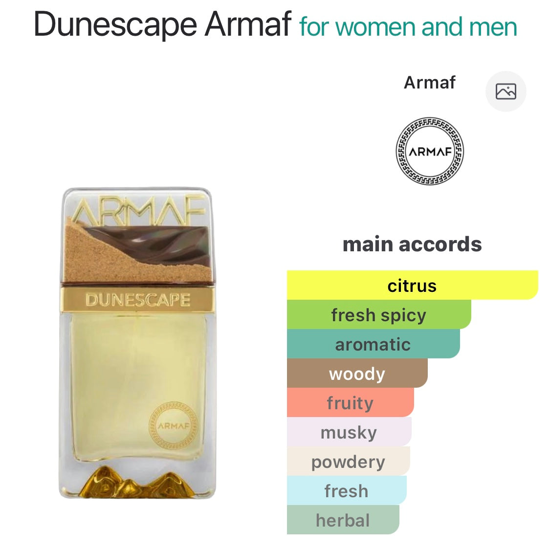 Dunescape Armaf