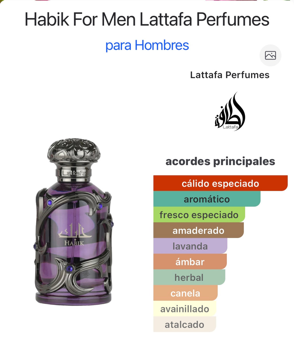 Lattafa Habik Women & Habik Men Bundle Gift Set 100ml