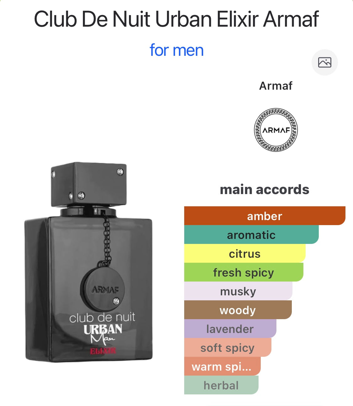 Club De Nuit Urban Elixir Armaf