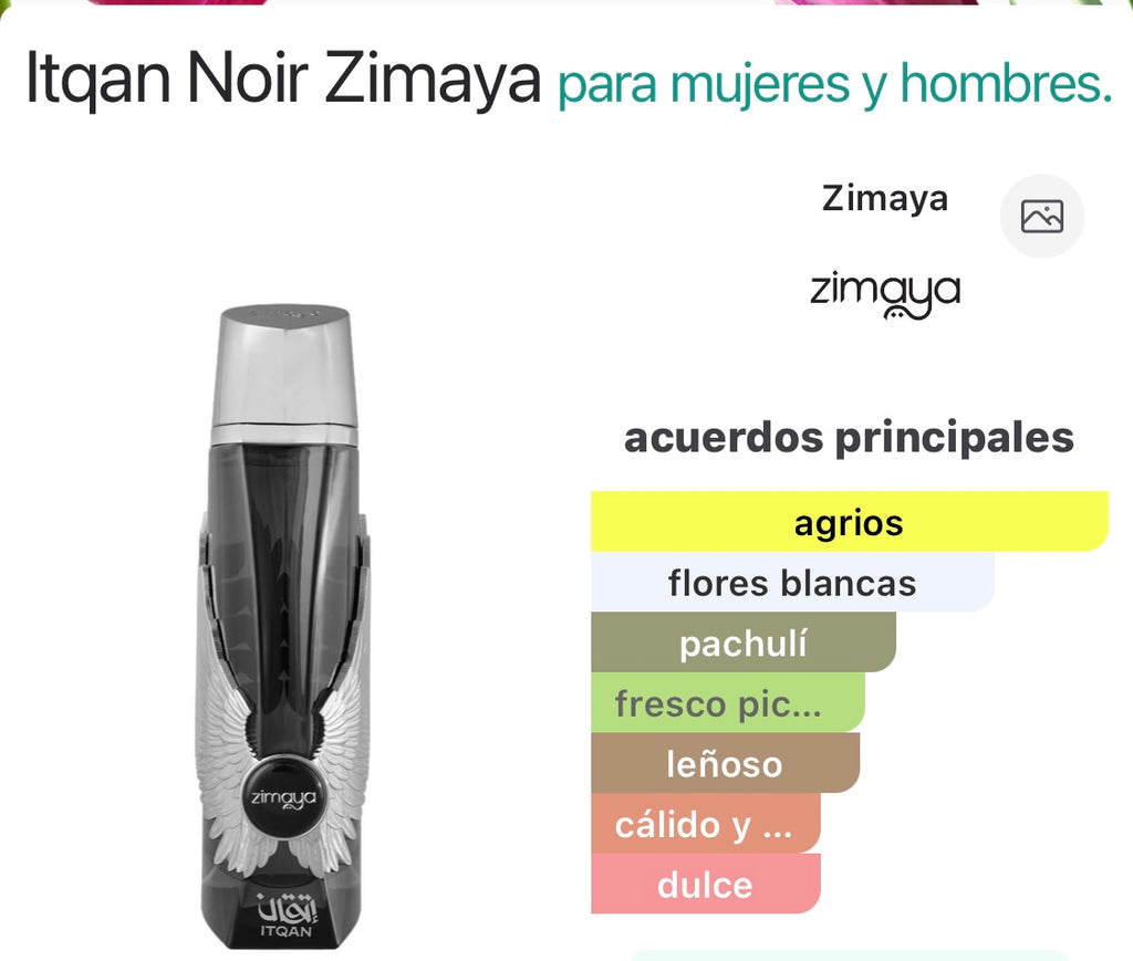 Itqan Noir Zimaya