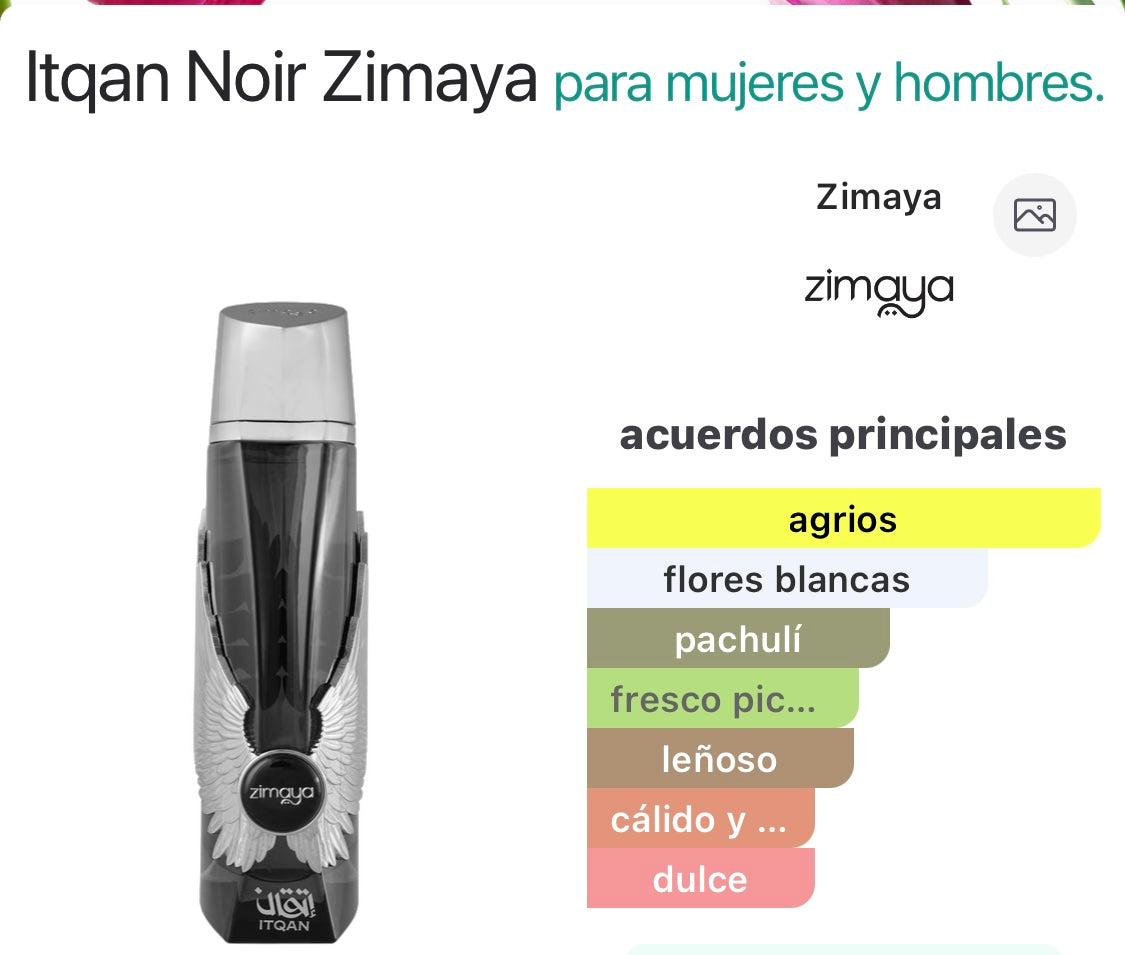 Itqan Noir Zimaya